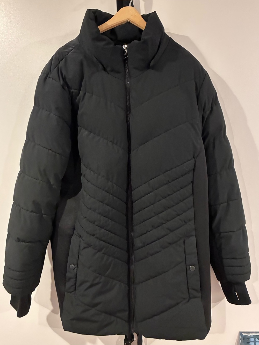 Michael Kors women’s Sz 3X Women's Black Quilted black coat